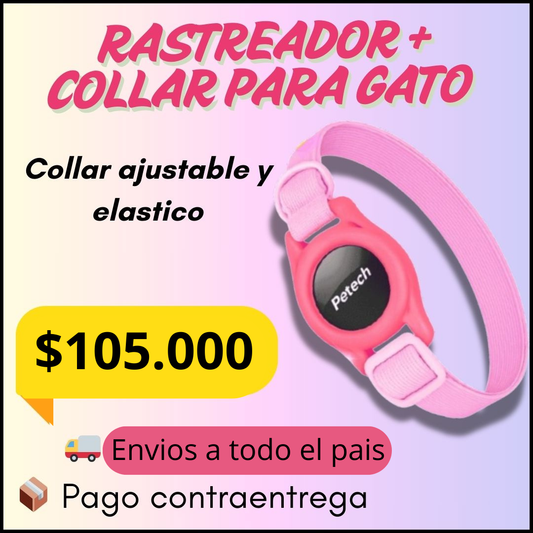 Rastreador para Gatos + Collar