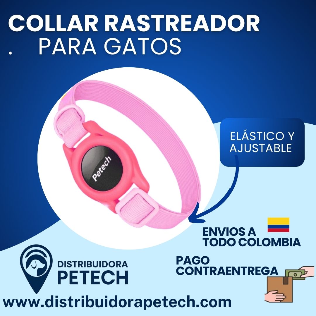 Rastreador para Gatos + Collar