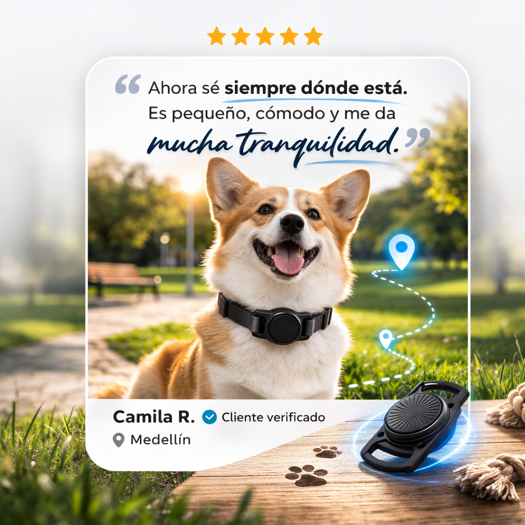 Rastreador para Mascotas