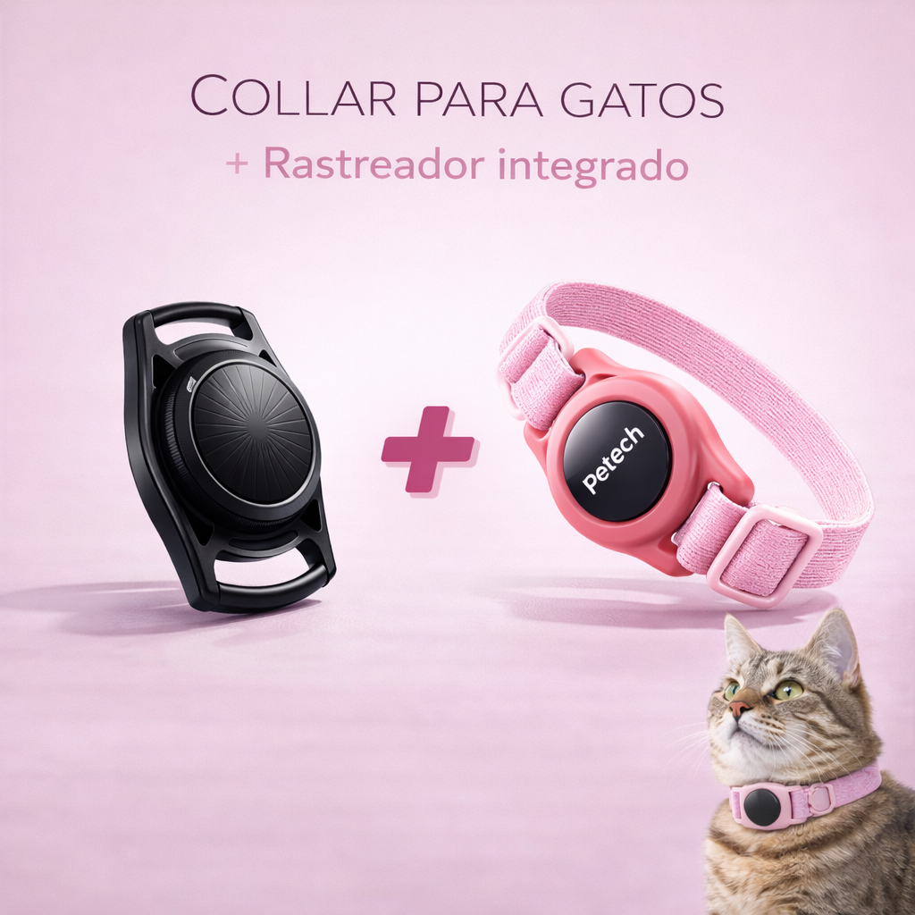 Rastreador para Gatos + Collar