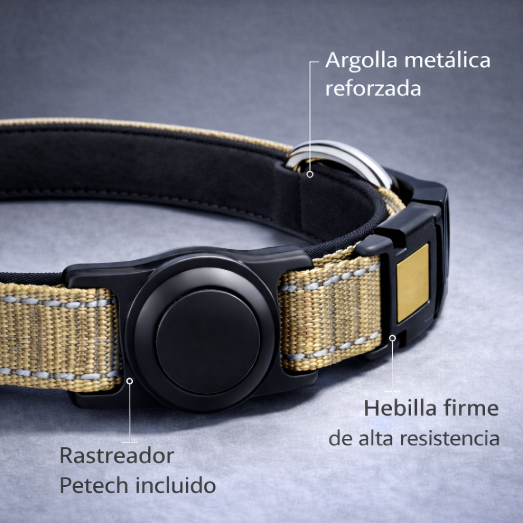 Rastreador para perro con collar PETECH