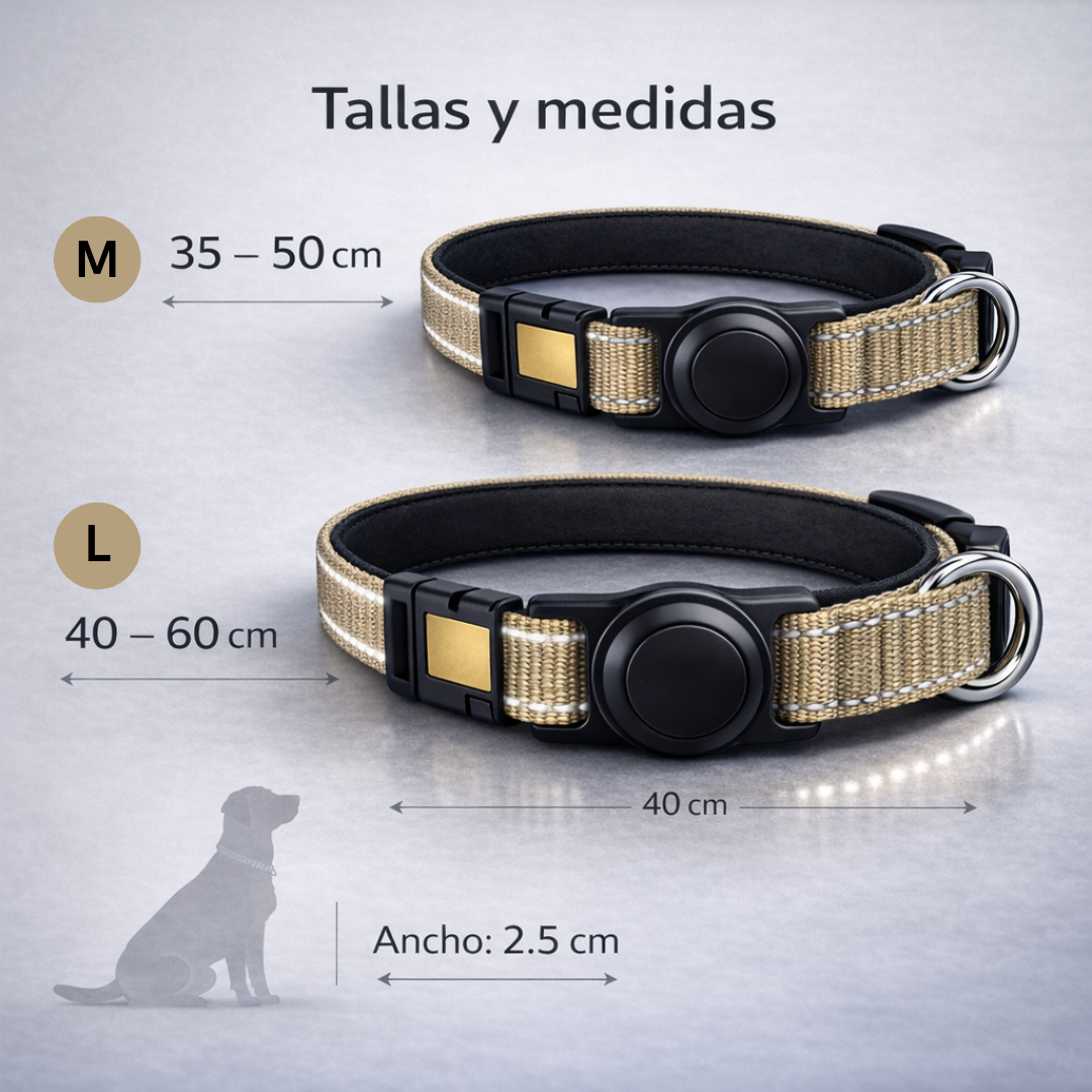 Rastreador para Perros + Collar